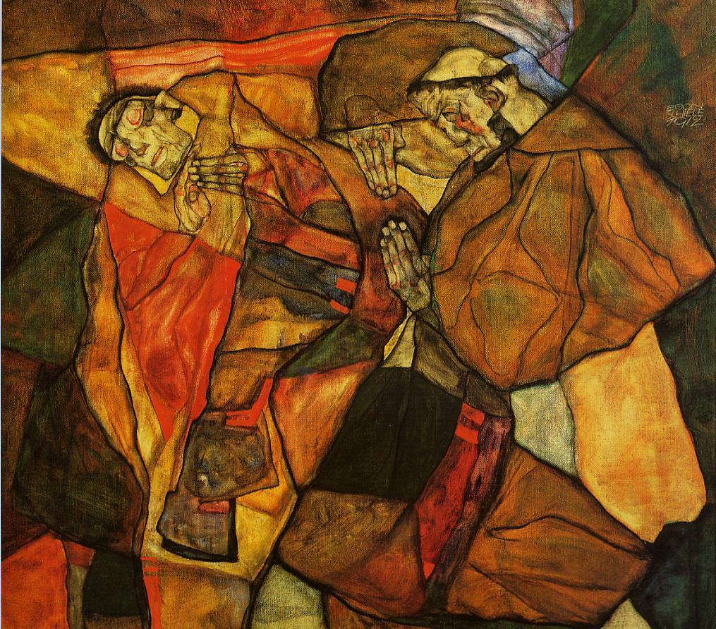 Agony, 1912 by Egon Schiele