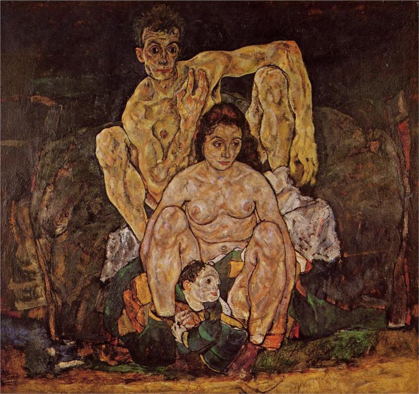 The Family, 1918 by Egon Schiele