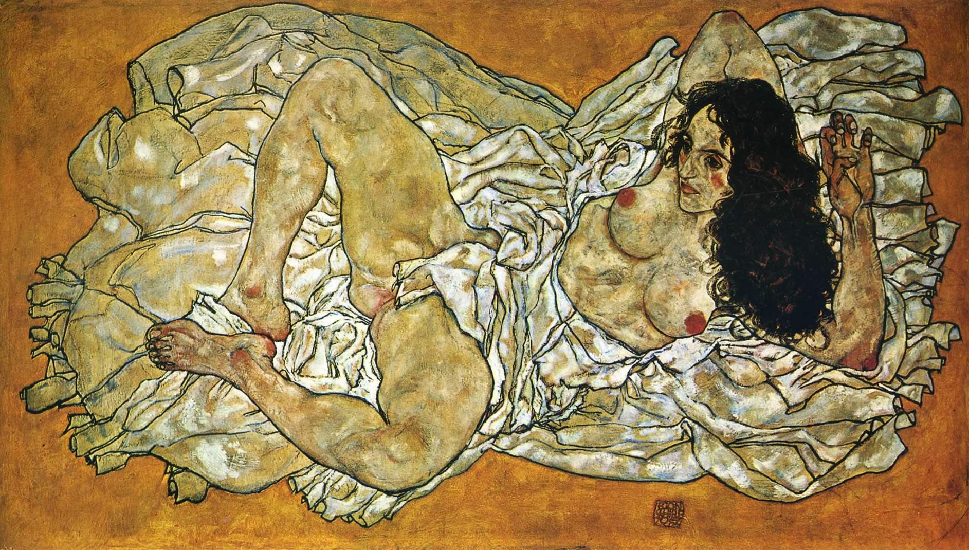 The Reclining Woman, 1917 by Egon Schiele