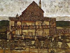House with Shingles by Egon Schiele