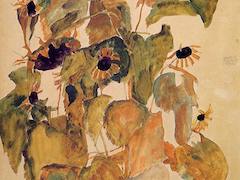 Sunflowers by Egon Schiele