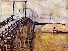 The Bridge by Egon Schiele
