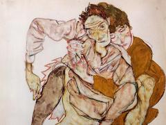 The Embrace by Egon Schiele